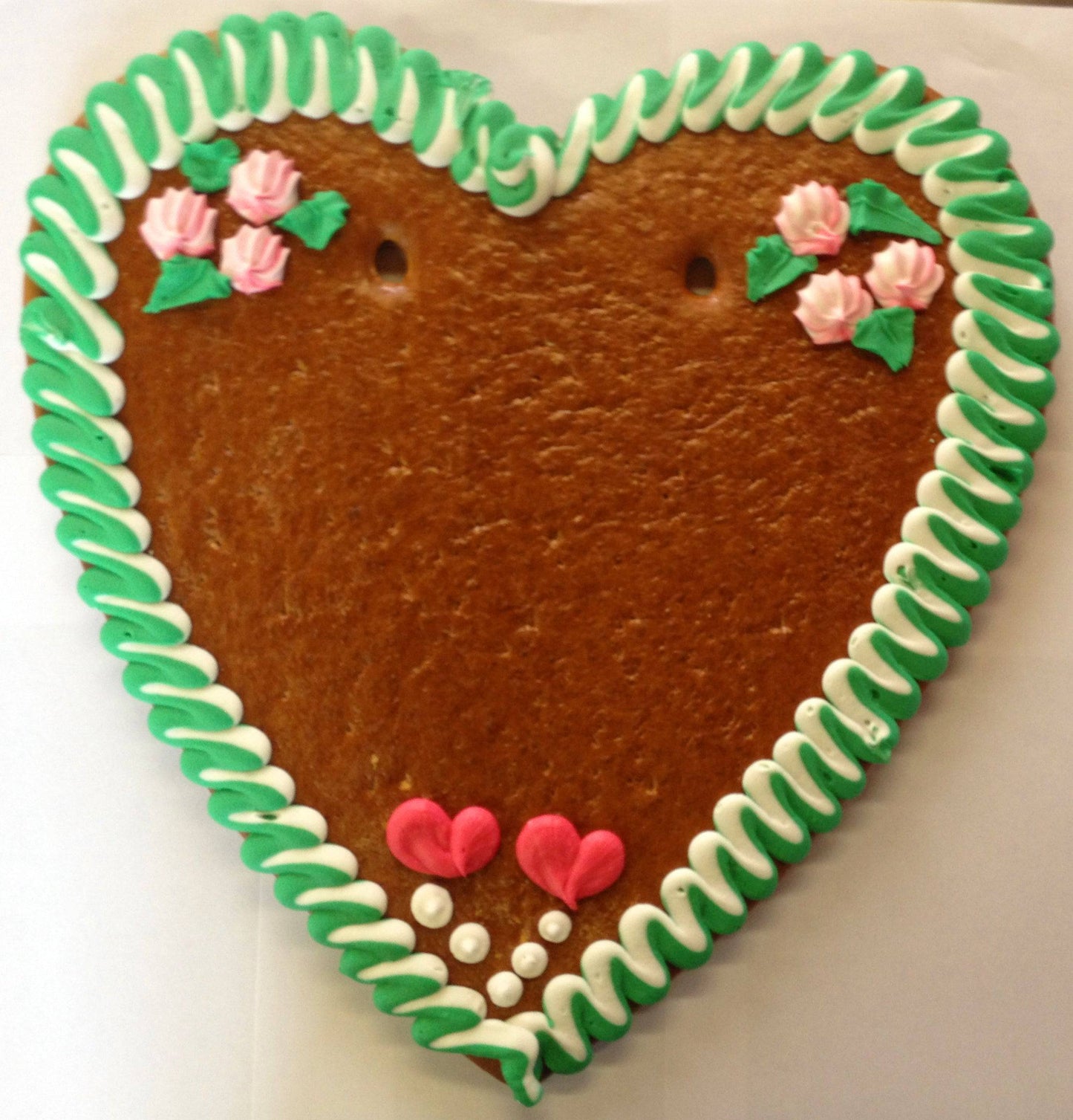 Lebkuchenherz-Lebkuchenherzen Rohling 50 cm mit Rand ,1 Stück verschiedene Farben - Lebkuchenherzen-Fabrik