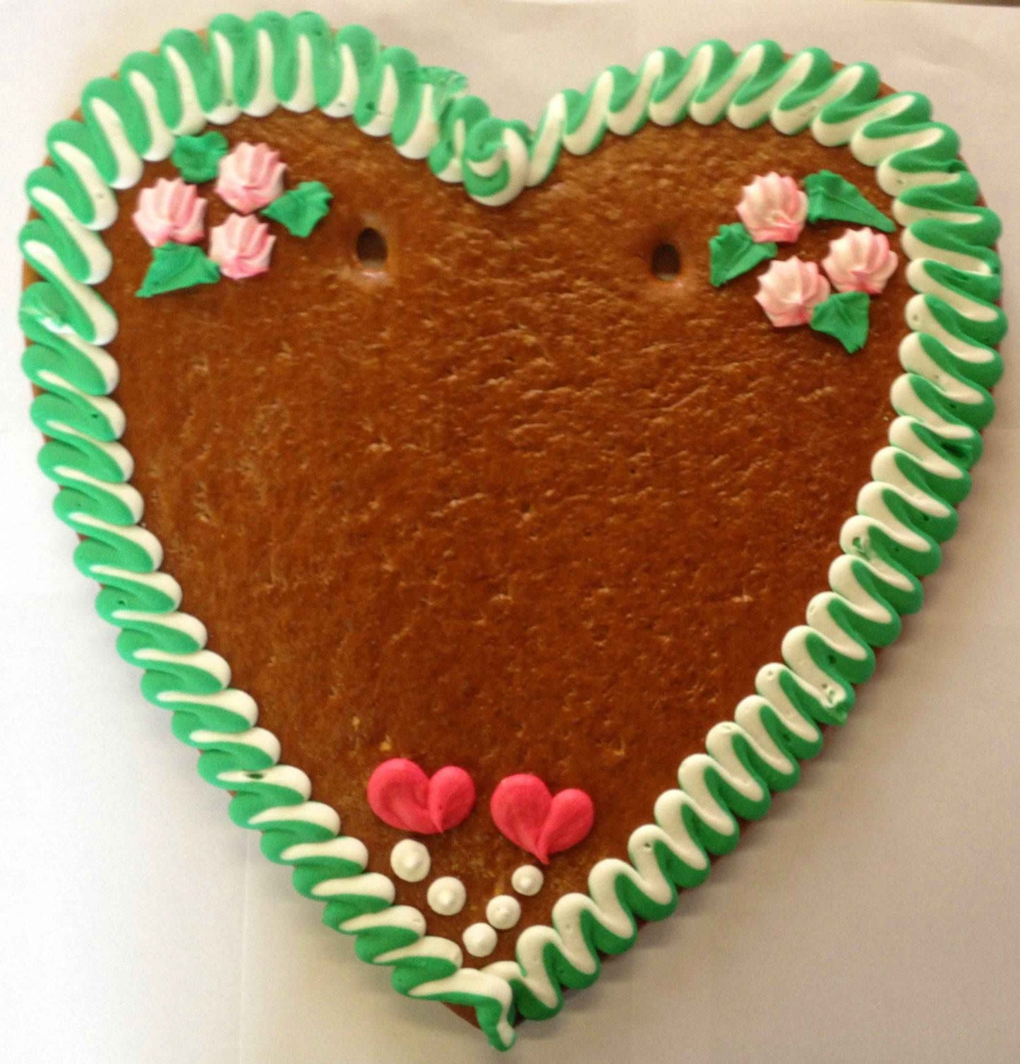 Lebkuchenherz-Lebkuchenherzen Rohling 50 cm mit Rand ,1 Stück verschiedene Farben