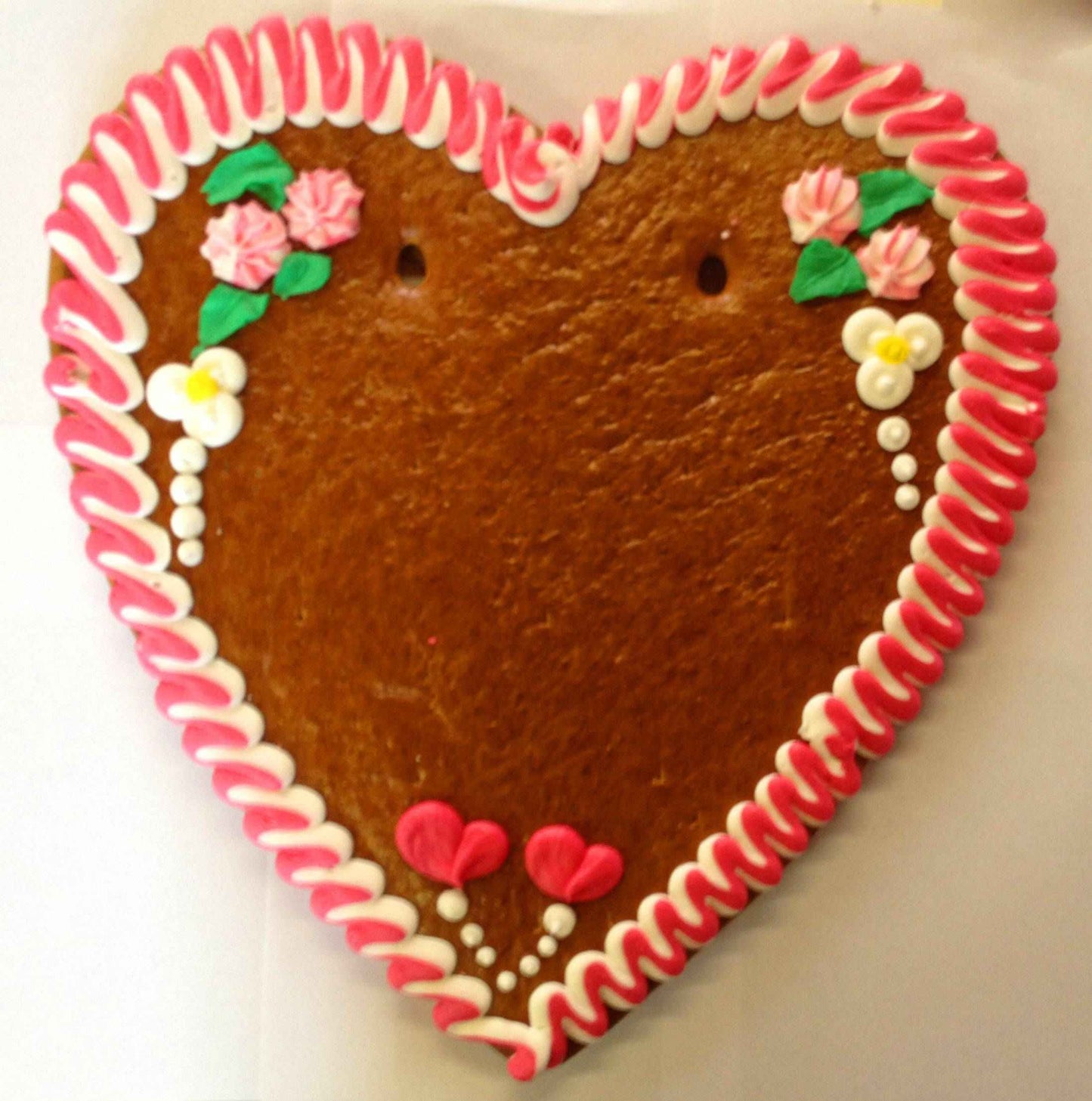Lebkuchenherz-Lebkuchenherzen Rohling 60 cm mit Rand ,1 Stück verschiedene Farben