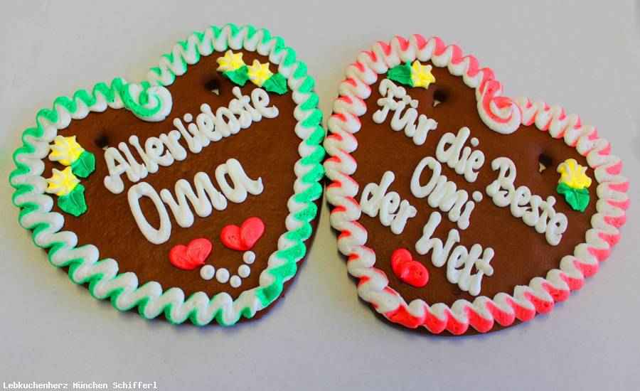 Sprüche Für die beste Oma ,Allerliebste Oma 1 Lebkuchenherz