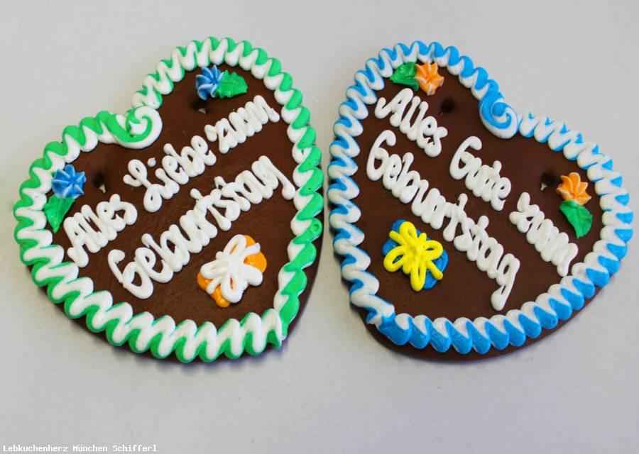 Spruch Geburtstag, Alles Gute zum Geburtstag 1 Lebkuchenherz