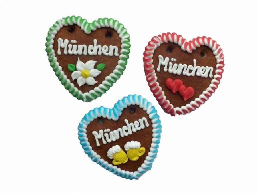 Lebkuchenherzen München 10 cm Karton |Lebkuchenherzen-Fabrik
