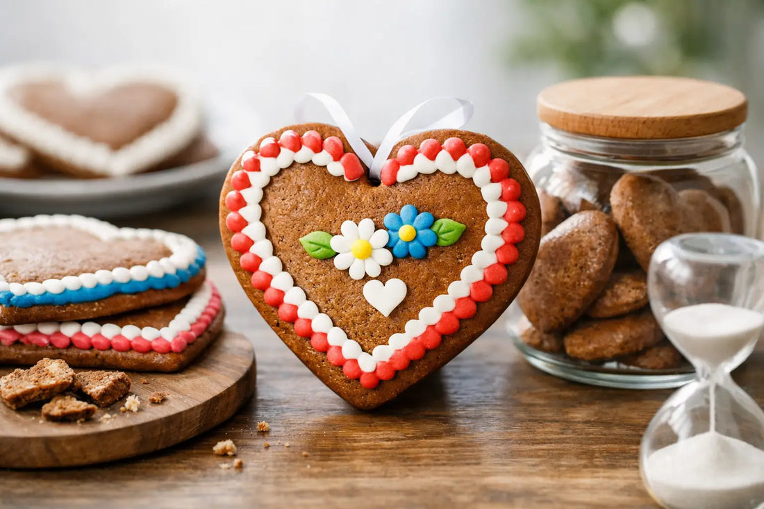 Wie lange bleiben Lebkuchenherzen frisch?