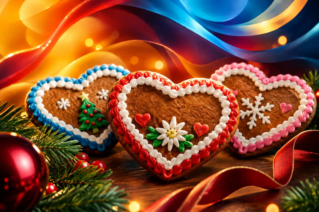 Weihnachtslebkuchen beschriften für schöne Feste