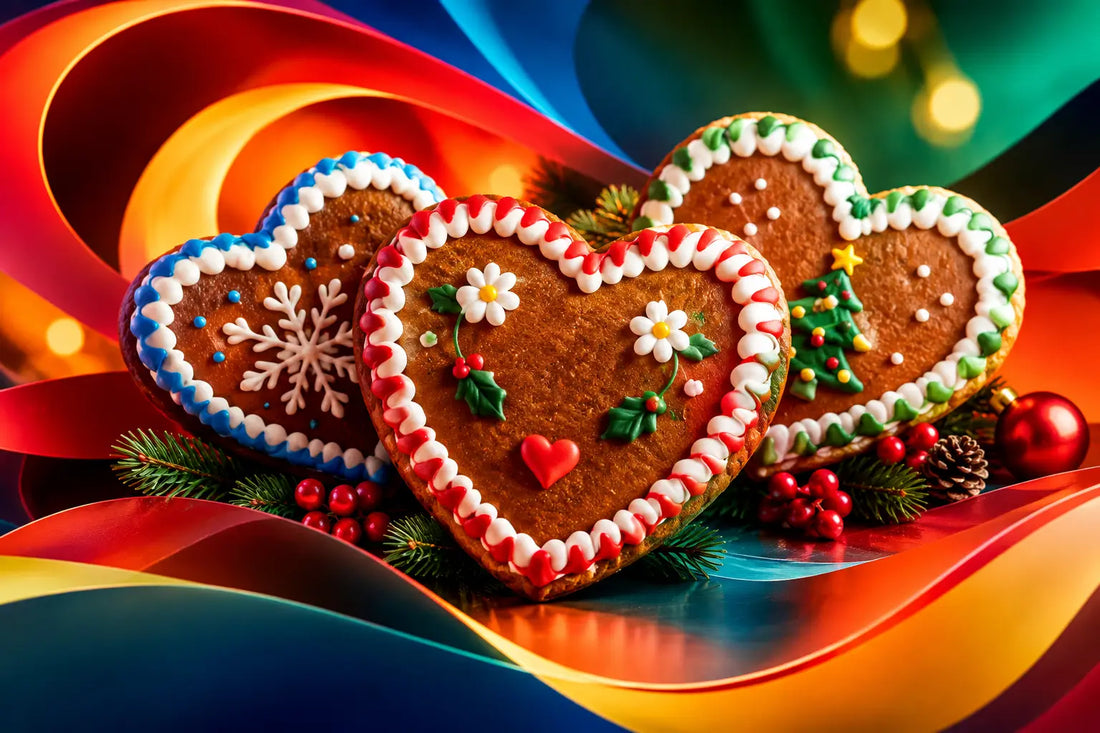Weihnachten: Lebkuchenfiguren mit Wunschtext