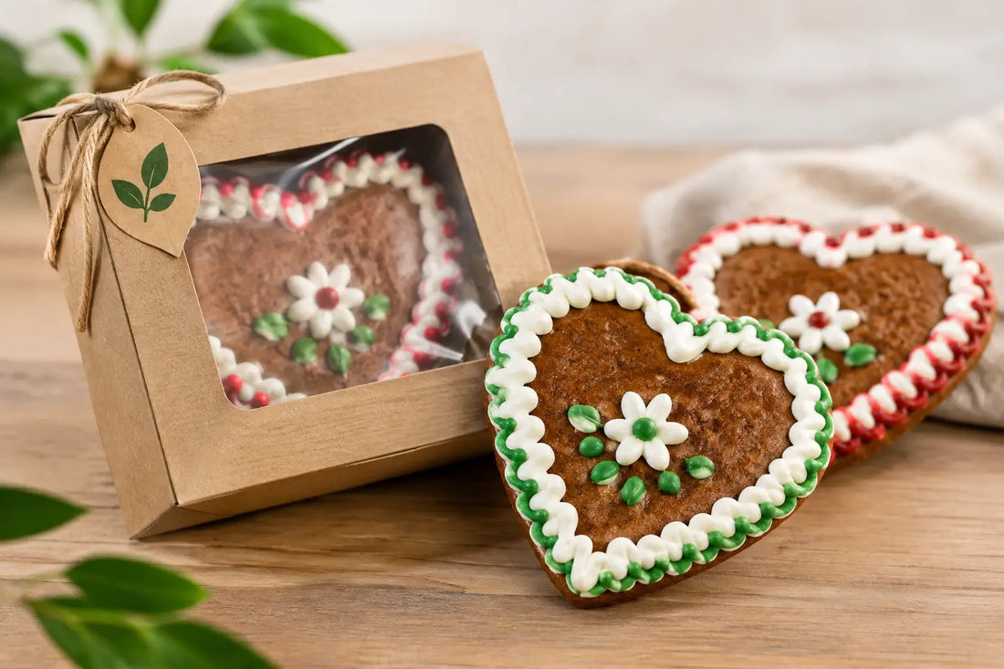 Fallstudie nachhaltige Verpackung für Lebkuchenherzen