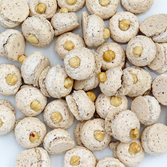 Haselnuss-Makronen - Lebkuchenherzen-Fabrik