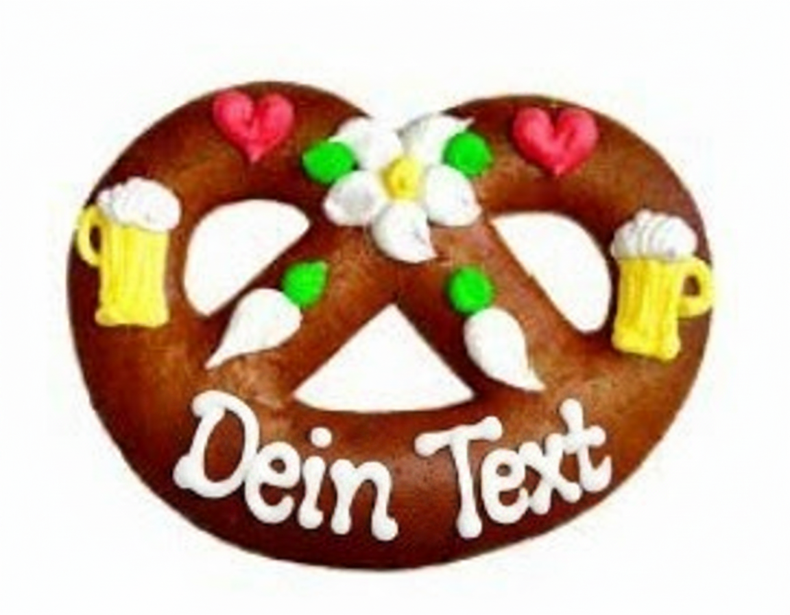 10 Lebkuchen-Brezen "Oktoberfest" (16 x 12 cm) | Handgemacht