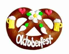 10 Lebkuchen-Brezen "Oktoberfest" (16 x 12 cm) | Handgemacht