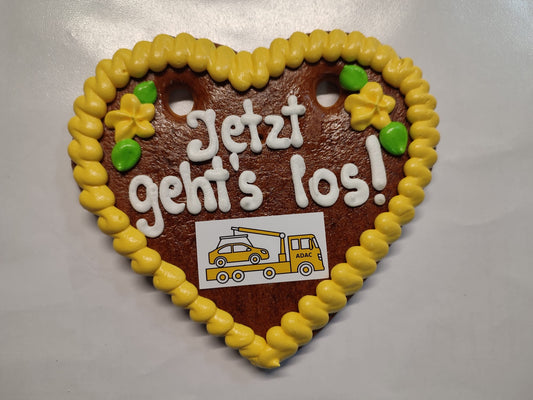 Lebkuchenherzen 17 cm mit Logo | Lebkuchenherzen-Fabrik - Lebkuchenherzen-Fabrik