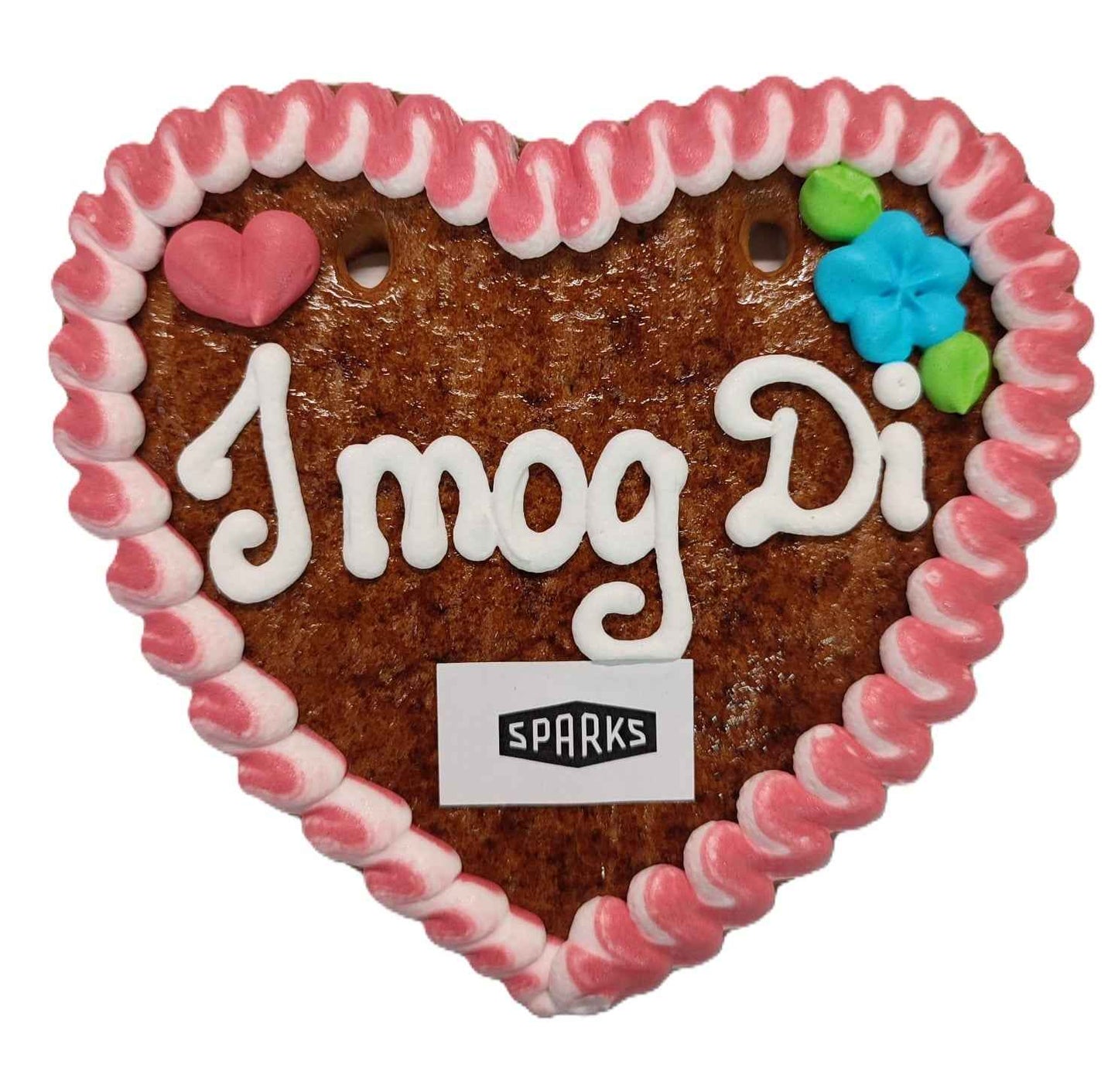 Lebkuchenherzen 13 cm mit Logo | Lebkuchenherzen-Fabrik