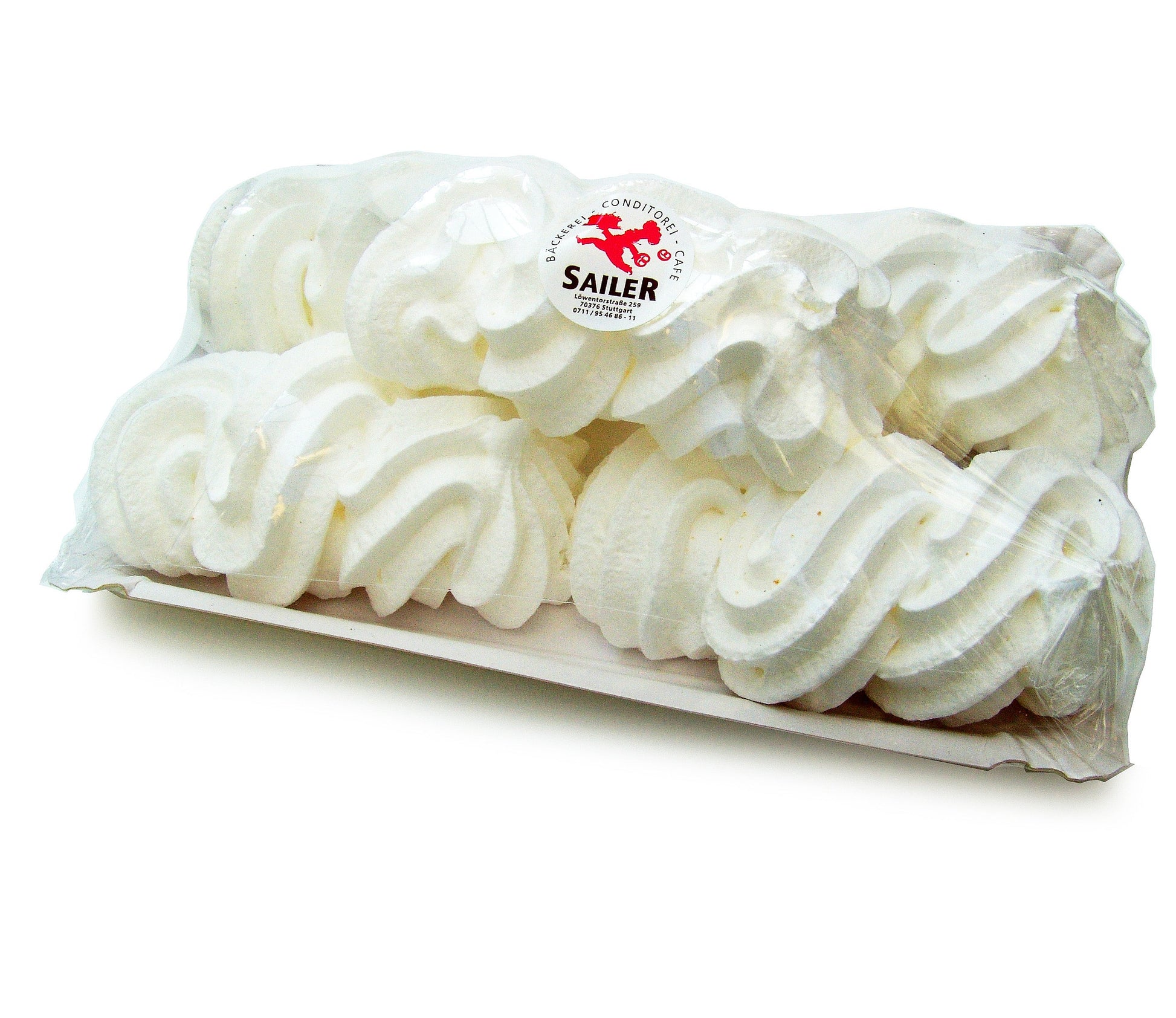 Feine Meringen aus dem Onlineshop der Bäckerei Sailer, zarte, luftige Backwaren, ideal für Naschkatzen und Kaffeeklatsch.