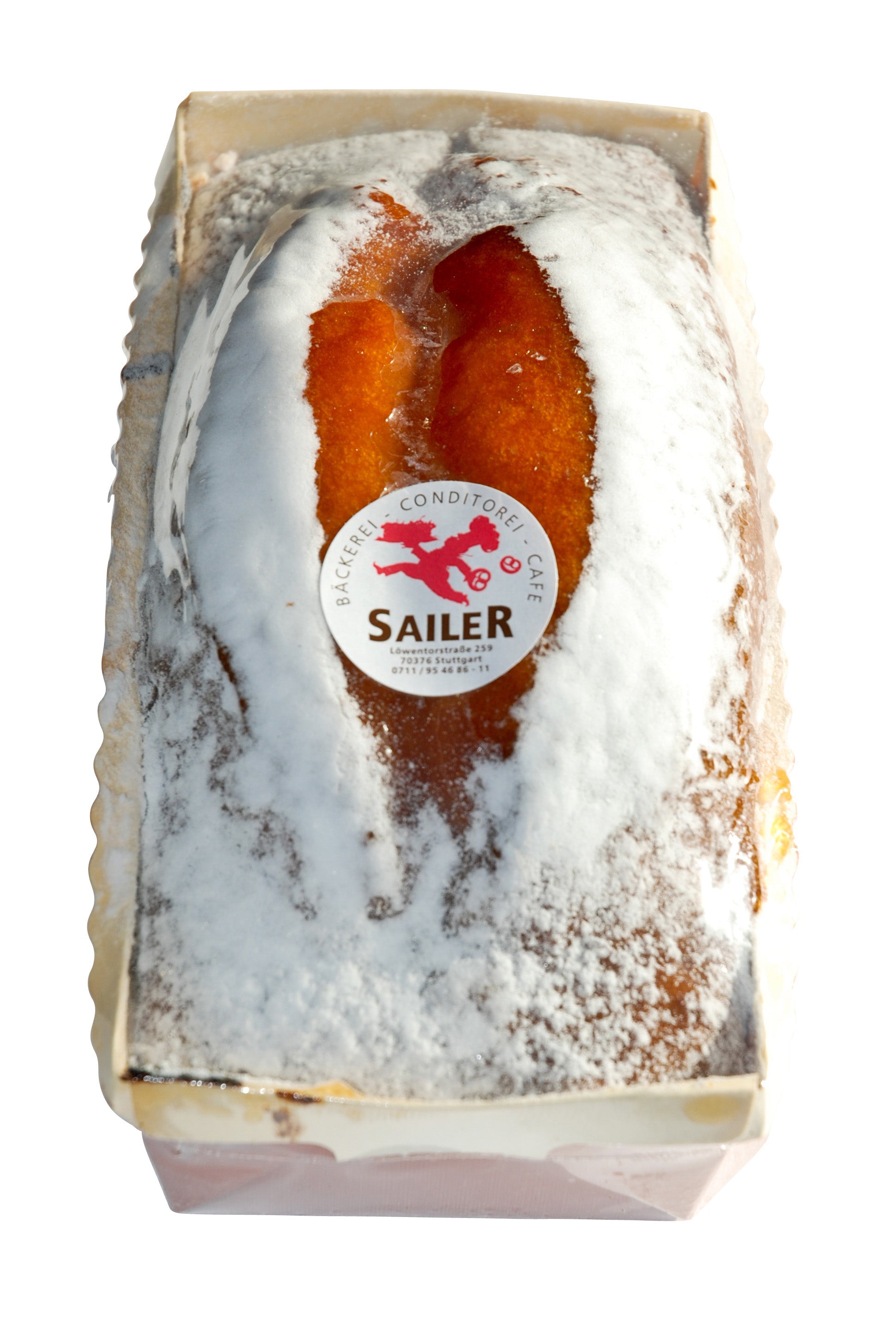 Feiner Sandkuchen von der Bäckerei Sailer, frischer Backwaren, goldbraun gebacken, perfekt zum Naschen.