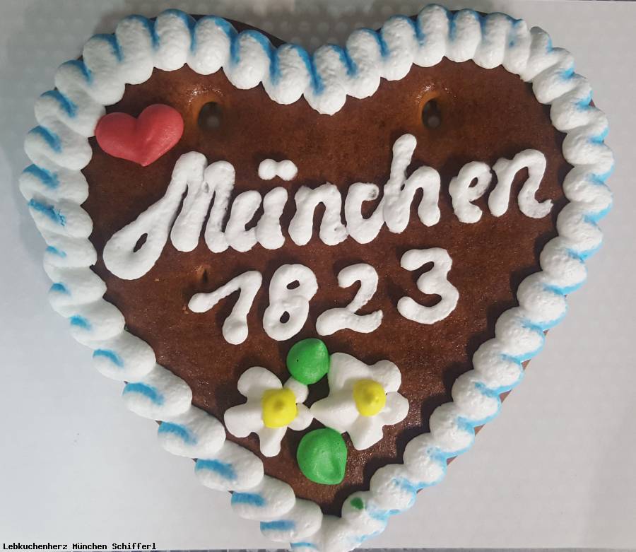 Lebkuchenherz Tischkarte  Platzkarte mit individuellem Text ca.13  cm - Online Kaufhaus München