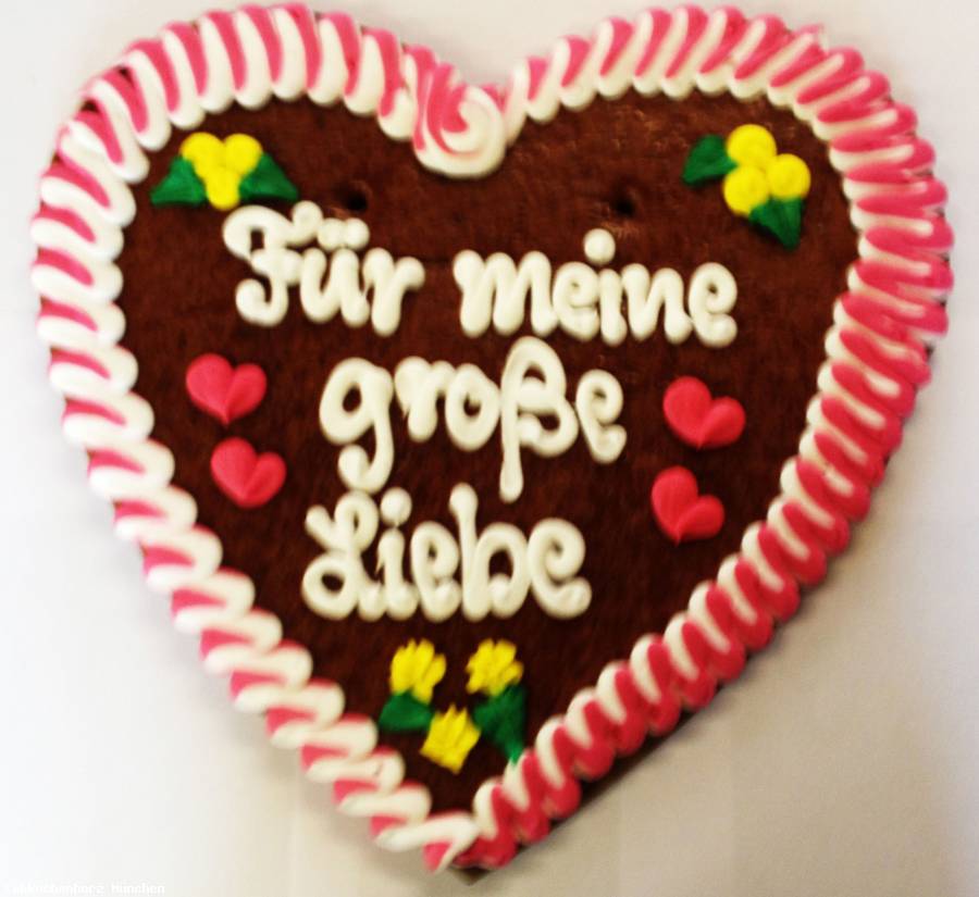 Lebkuchenherz XXL Für meine große Liebe - Online Kaufhaus München